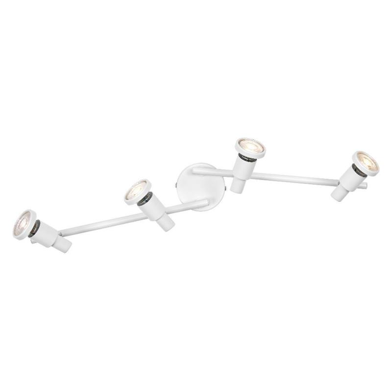 OSRAM LED SPOT GU10 4er Deckenstrahler dimmbar Weiß 2700K warmweiße Lichtfarbe mit hoher Farbwiedergabe