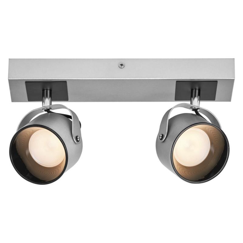 OSRAM 2er LED Wand- und Decken Strahler Decor Spot Jupiter Silber