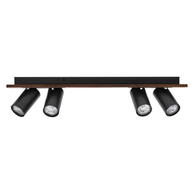 OSRAM Nachhaltiger 4er LED Decor Spot Mercury Wand- und Decken Strahler Schwarz mit hoher Farbwiedergabe