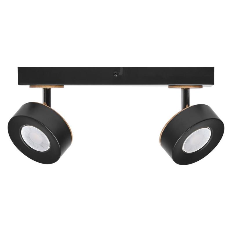 OSRAM LED Decor Spot Pluto 2er Wand- und Decken Strahler Schwarz