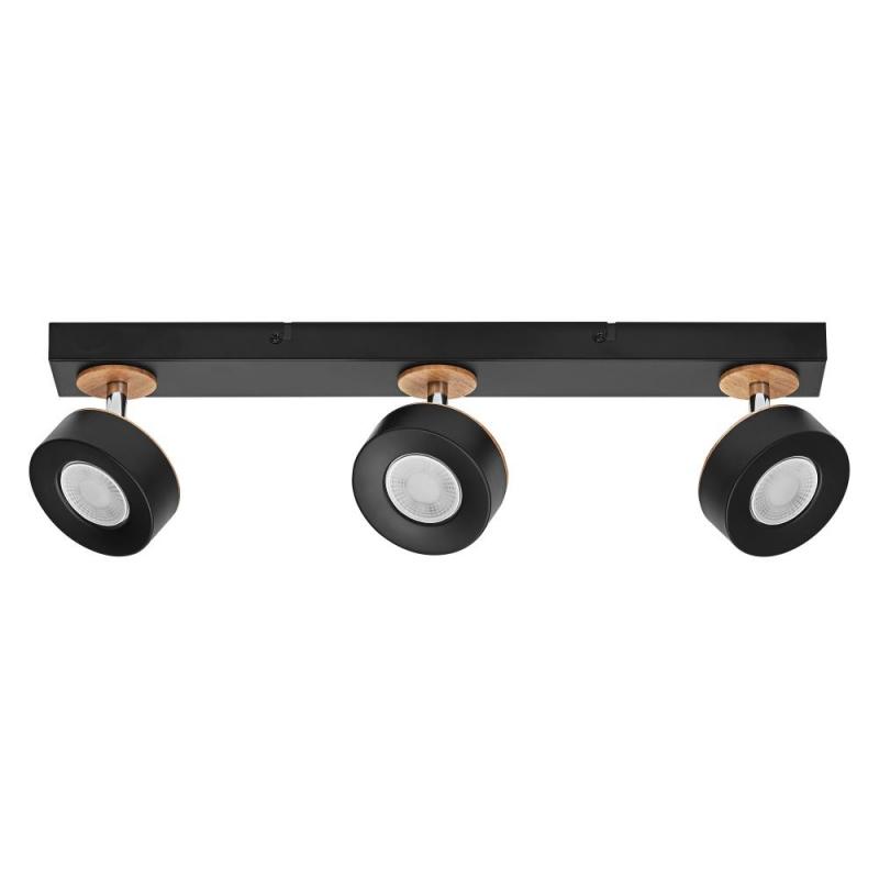 OSRAM LED Decor Spot Pluto 3er Wand- und Decken Strahler Schwarz