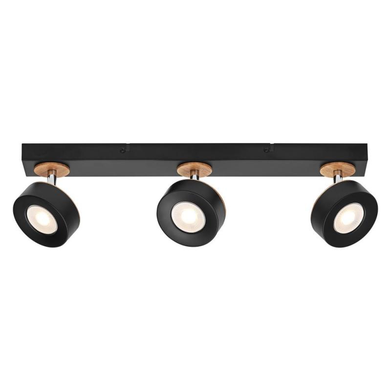 OSRAM LED Decor Spot Pluto 3er Wand- und Decken Strahler Schwarz