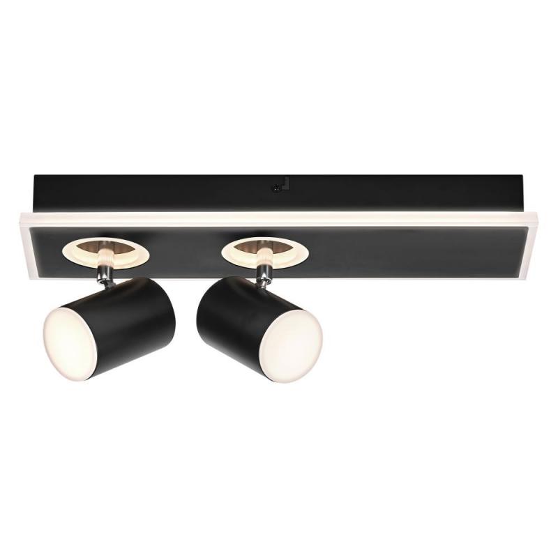 OSRAM 2er LED Strahler Decor Spot Mars Schwarz mit Click Select - Lichtquelle über den Wandschalter auswählbar