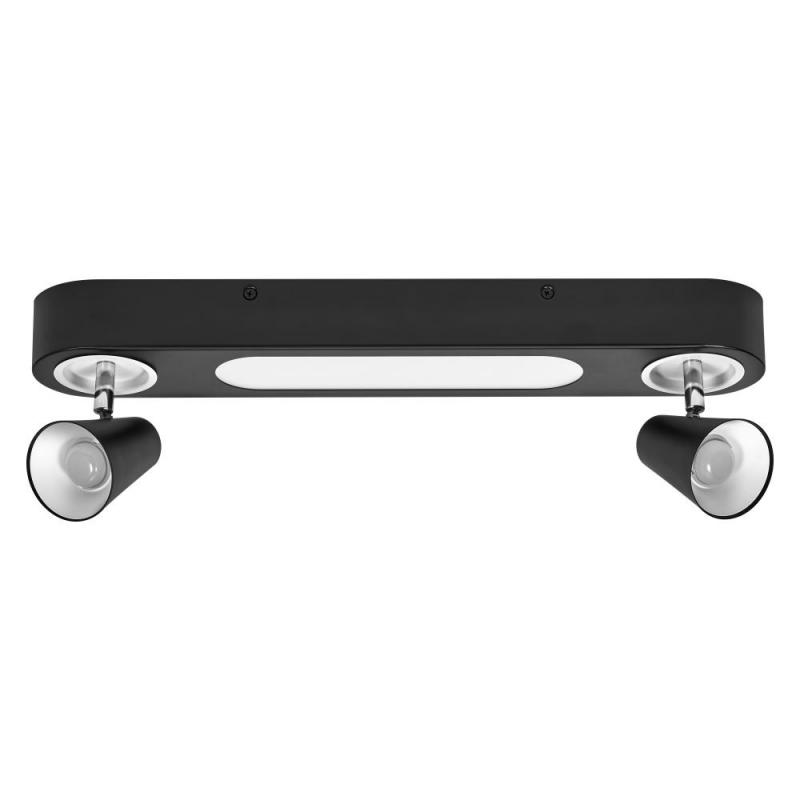 LEDVANCE 2er LED Wand- und Decken Strahler Decor Spot Neptune Schwarz mit Click Select