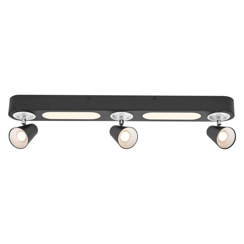 LEDVANCE 3er LED Wand- und Decken Strahler Decor Spot Neptune Schwarz mit Click Select