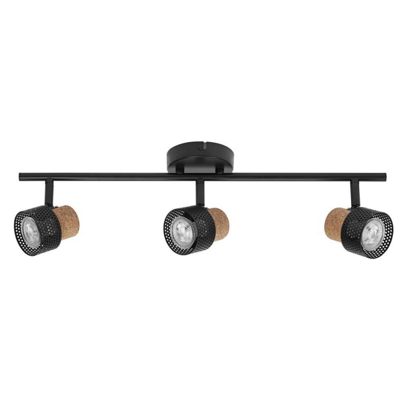 LEDVANCE Nachhaltiger LED Spot Cork 3er Strahler Schwarz