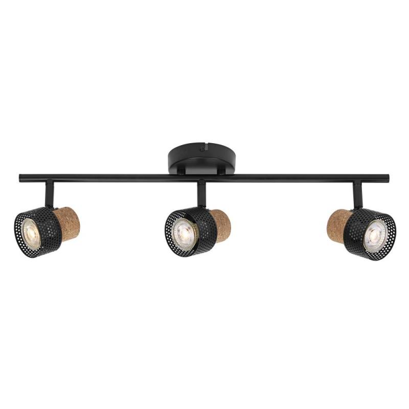 LEDVANCE Nachhaltiger LED Spot Cork 3er Strahler Schwarz