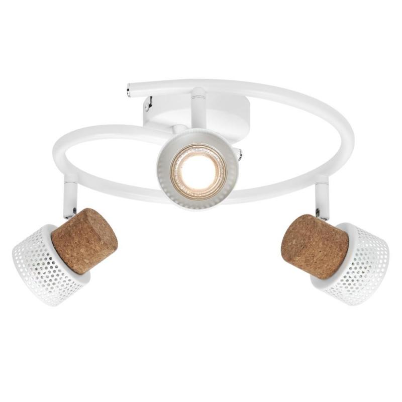 OSRAM Nachhaltiger LED Spot Cork Spiral 3er Deckenstrahler Weiß