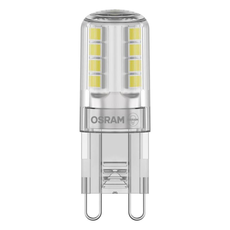 3er Pack OSRAM LED PIN mit G9-Sockel 2,6W wie 30 Watt warmweißes Licht