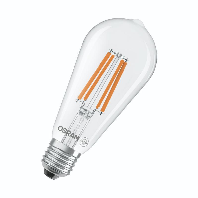 OSRAM E27 Star Classic Edison 60 Filament 6.5W wie 60W 4000K universalweißes Licht