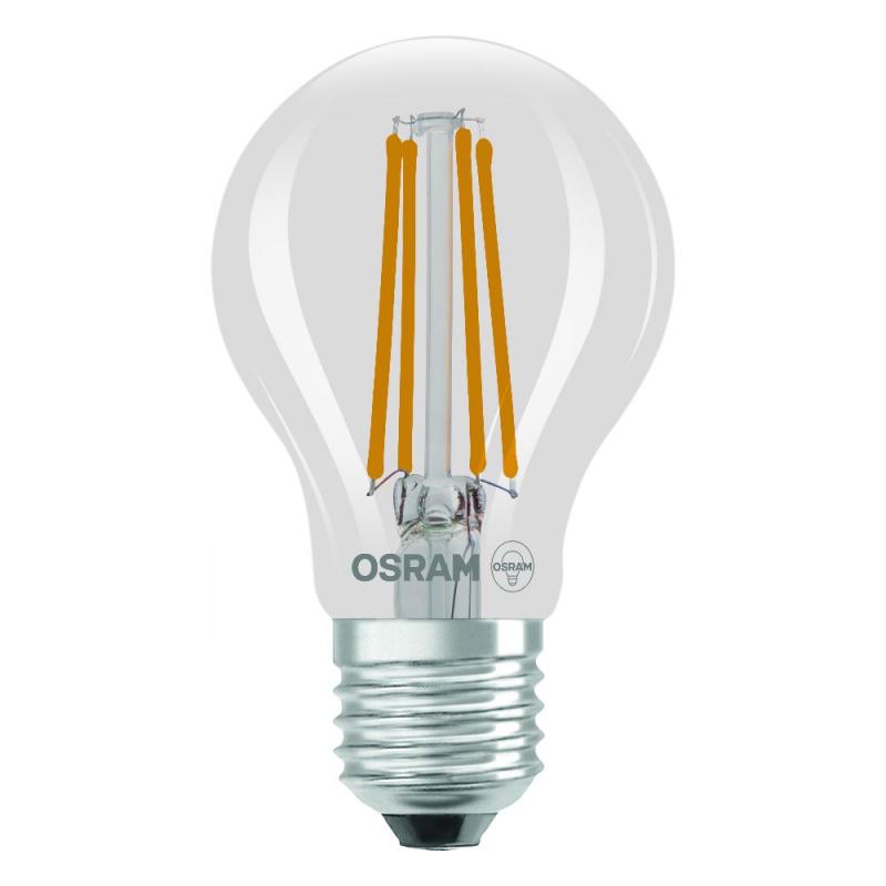 2er OSRAM E27 LED Leuchtmittel besonders effizient 3,8W wie 60W 2700K warmweißes Licht - beste Energie Effizienz Klasse