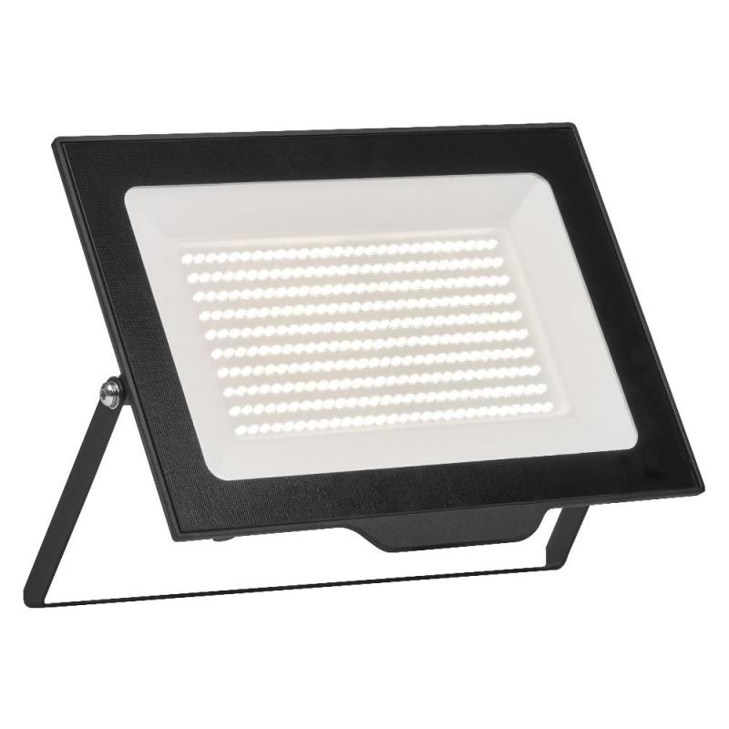 Leistungsstarker OSRAM LED Fluter Floodlight Essential 200W 4000K Neutralweiß IP65 schwarz