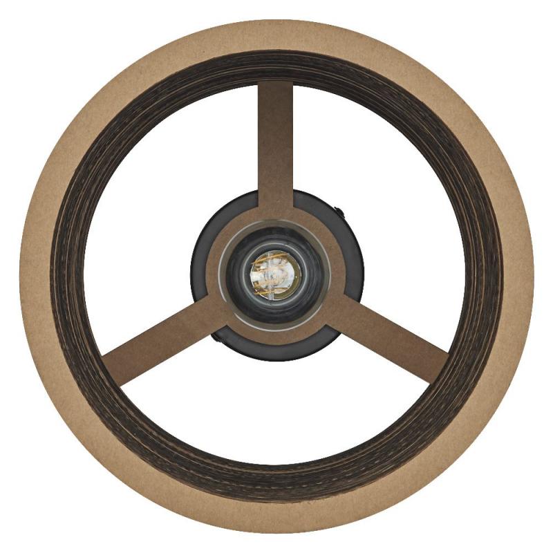 OSRAM Deckenleuchte Cylinder braun, Ø 25 cm, aus Wellpappe