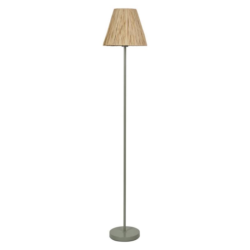LEDVANCE Stehleuchte Decor Raffia Green aus Bast