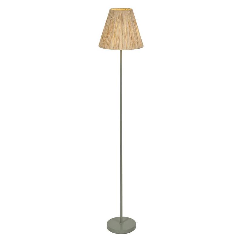 LEDVANCE Stehleuchte Decor Raffia Green aus Bast