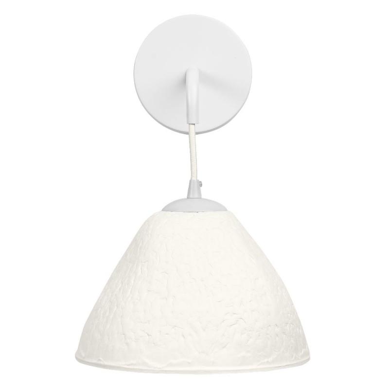 OSRAM Wandleuchte Camel Bell weiß aus Metall und Pappmaschee E14