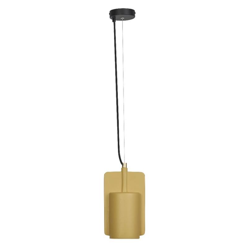 Osram Imopsante Pendelleuchte Decor Mold aus Beton und Metall in Gold mit E27-Fassung Ø 16 cm