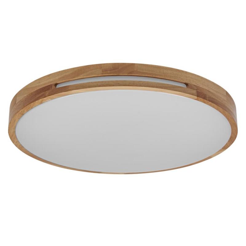 OSRAM Holz Decor Deckenleuchte Orbis Woodburry 30cm 16W Click DIM - Dimmen in drei Stufen durch wiederholtes Schalten