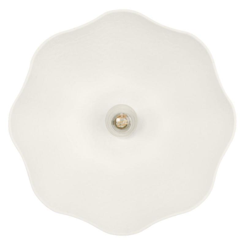 OSRAM Deckenleuchte Decor Lotus Leaf 1-flammig weiß aus Metall und Pappmaschee für E27