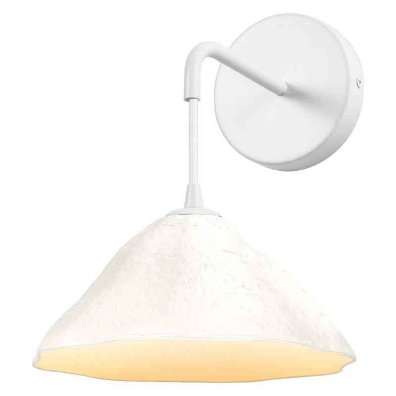 OSRAM Wandleuchte Decor Lotus Leaf weiß aus Metall und Pappmaschee für E14