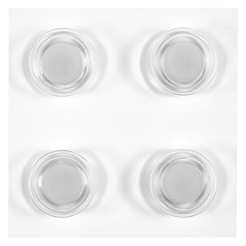 OSRAM Orbis Flame 5.5W Click CCT IP44 Deckenlampe 4-flg, in weiß - auch fürs Badezimmer - mit umschaltbarer Farbtemperatur