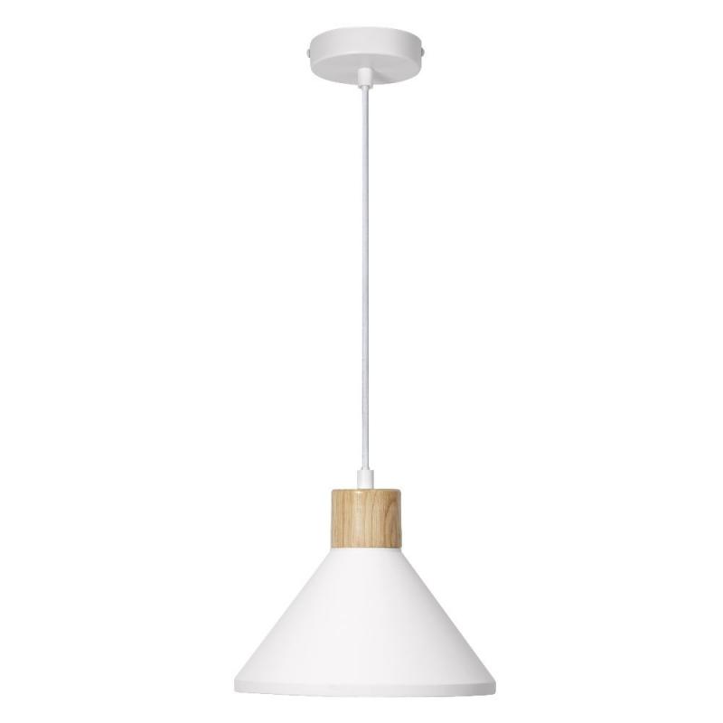 OSRAM GipsHängelampe Plaster Wood weiß Ø 22 cm  E27