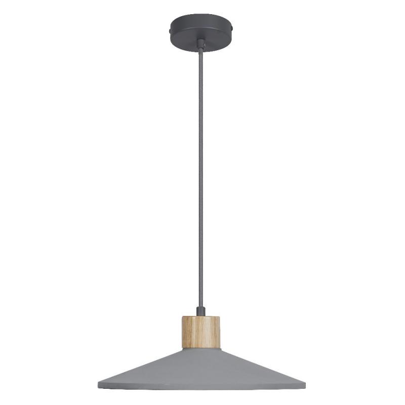 OSRAM Beton Hängelampe CONCRETE WOOD grau Ø 32 cm  E27