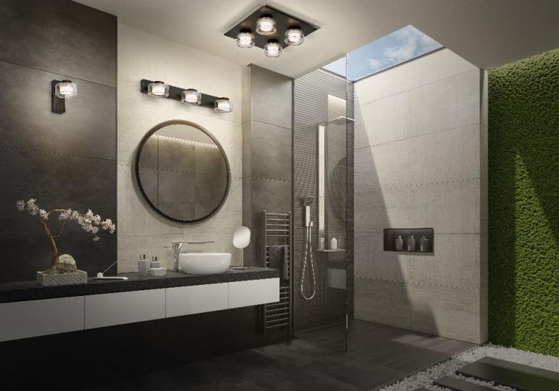 OSRAM Orbis Flame 5.5W Click CCT IP44 Wandlampe & Spiegelleuchte 3-flg. auch fürs Badezimmer - mit umschaltbarer Farbtemperatur