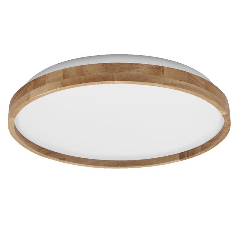 Osram Deckenleuchte Decor Alison Holzdecor 3-stufig dimmbar mit warmweißem Licht Ø 50 cm
