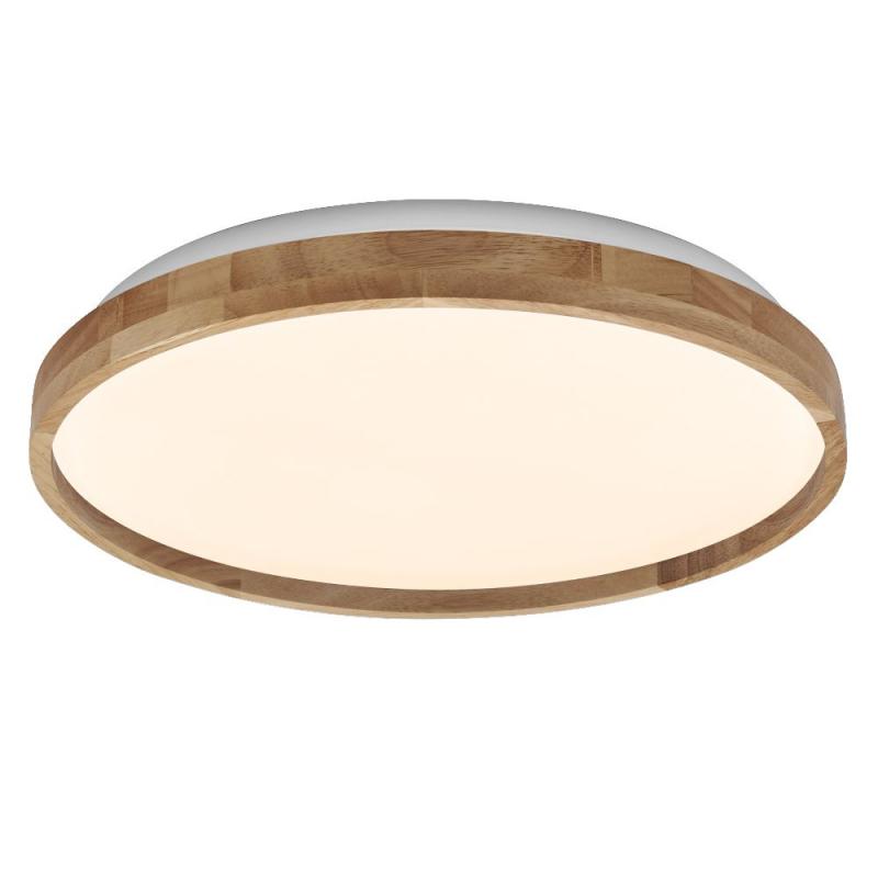 Osram Deckenleuchte Decor Alison Holzdecor 3-stufig dimmbar mit warmweißem Licht Ø 39,5 cm