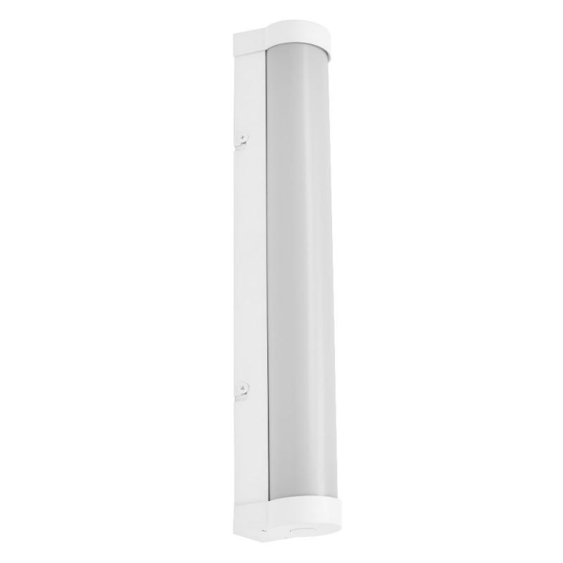 OSRAM Obris Tube Frost Glass Wandlampe & Spiegelleuchte weiß fürs Badezimmer Click CCT Dimmbar 40cm IP44 Chrom - mit umschaltbarer Farbtemperatur