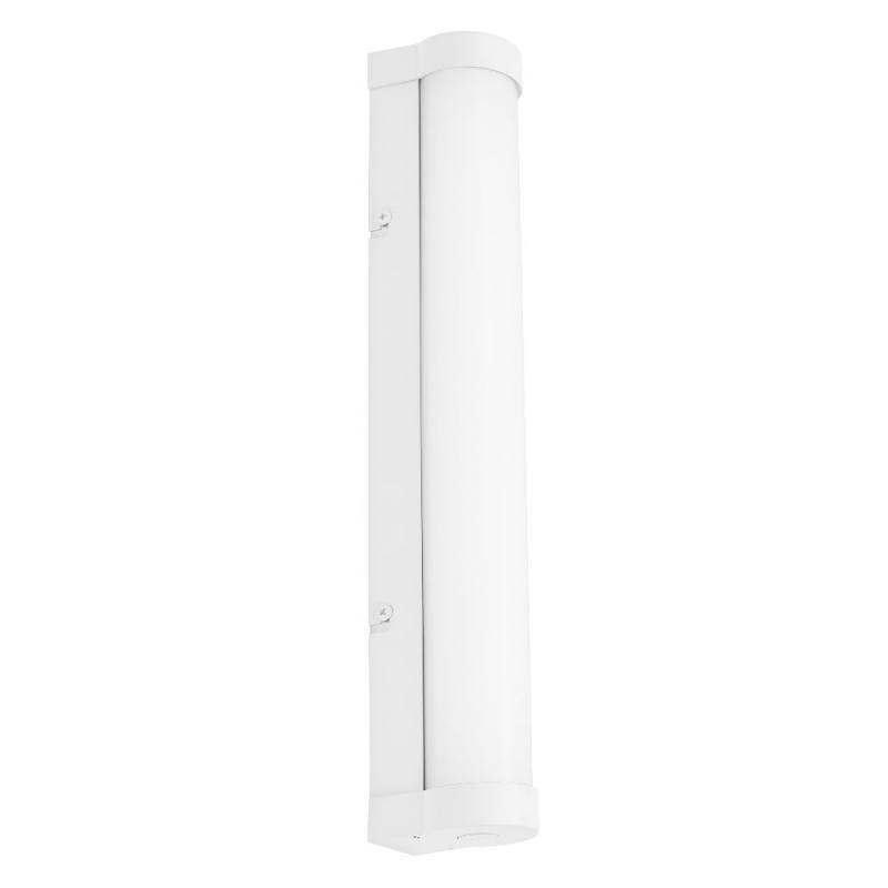 OSRAM Obris Tube Frost Glass Wandlampe & Spiegelleuchte weiß fürs Badezimmer Click CCT Dimmbar 40cm IP44 Chrom - mit umschaltbarer Farbtemperatur