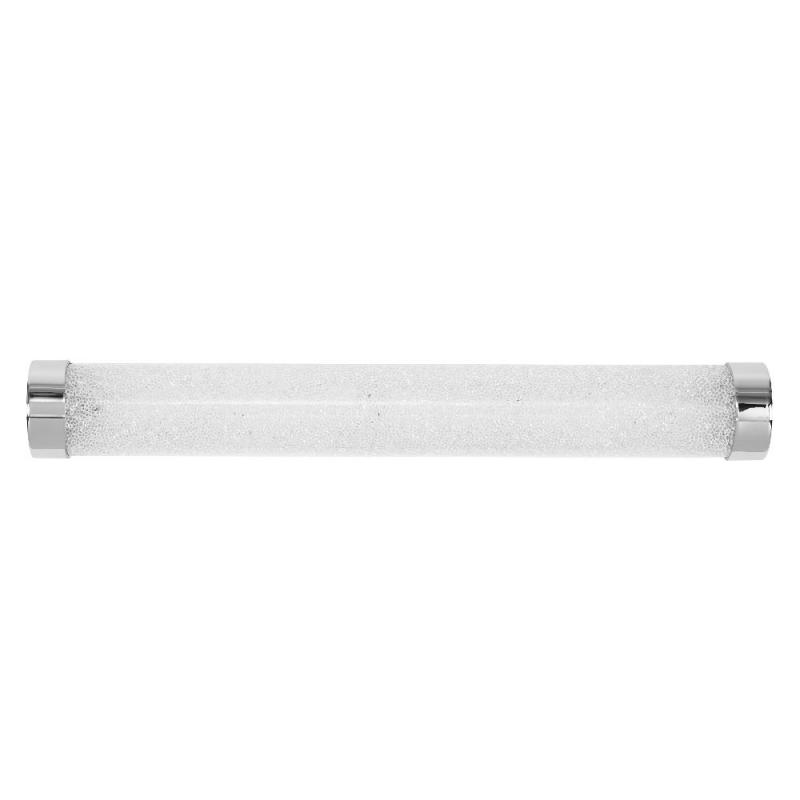 OSRAM Obris Tube Frost Glass Wandlampe & Spiegelleuchte Chrom  mit Blaseneffekt fürs Badezimmer Click CCT Dimmbar 40cm IP44 Chrom - mit umschaltbarer Farbtemperatur