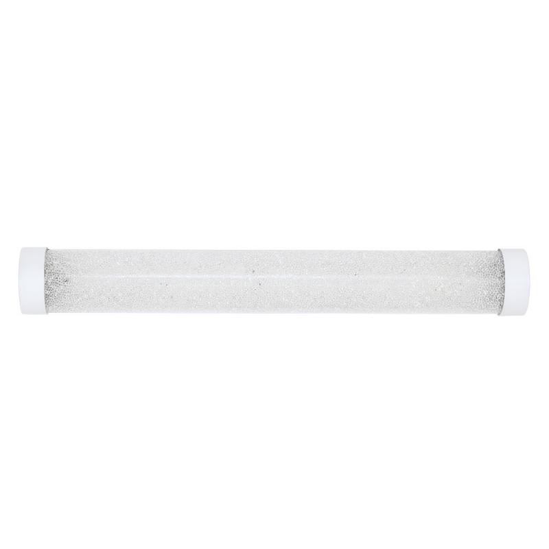 OSRAM Obris Tube Frost Glass Wandlampe & Spiegelleuchte Weiß mit Blaseneffekt fürs Badezimmer Click CCT Dimmbar 40cm IP44 Chrom - mit umschaltbarer Farbtemperatur