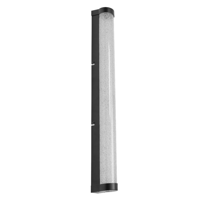 OSRAM Obris Tube Frost Glass Wandlampe & Spiegelleuchte fürs Badezimmer Click CCT Dimmbar 60CM IP44 Schwarz & blaseneffekt - mit umschaltbarer Farbtemperatur