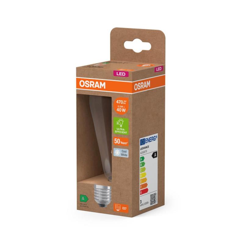 OSRAM E27 EDISON besonders effizientes LED Leuchtmittel 2,2W wie 40W 4000K neutralweißes Licht
