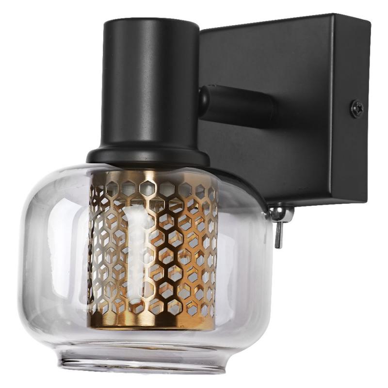 OSRAM Decor Spot Firefly in Schwarz - warmweißes Licht, dimmbar, Metall/Glas