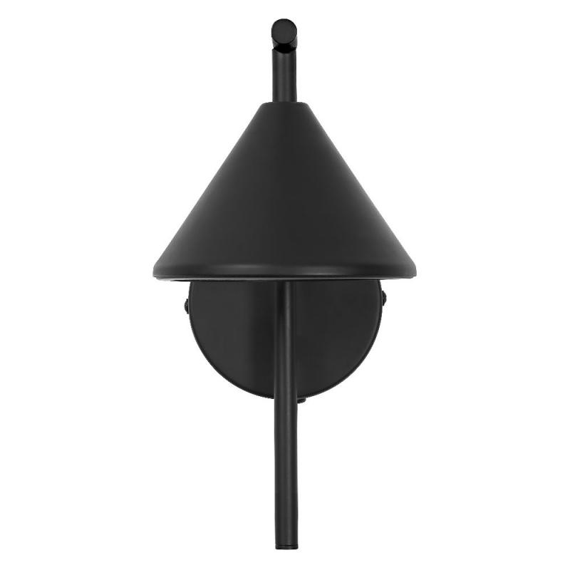 Osram Wandleuchte Decor Fuji aus Stahl in Schwarz mit warmweißem Licht
