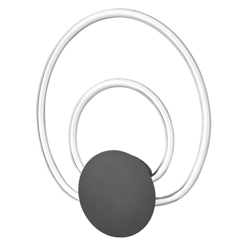 Osram Wandleuchte Decor Helios in Anthrazit / Transparent 3-stufige dimmbar mit warmweißem Licht - imposantes Filament-Design