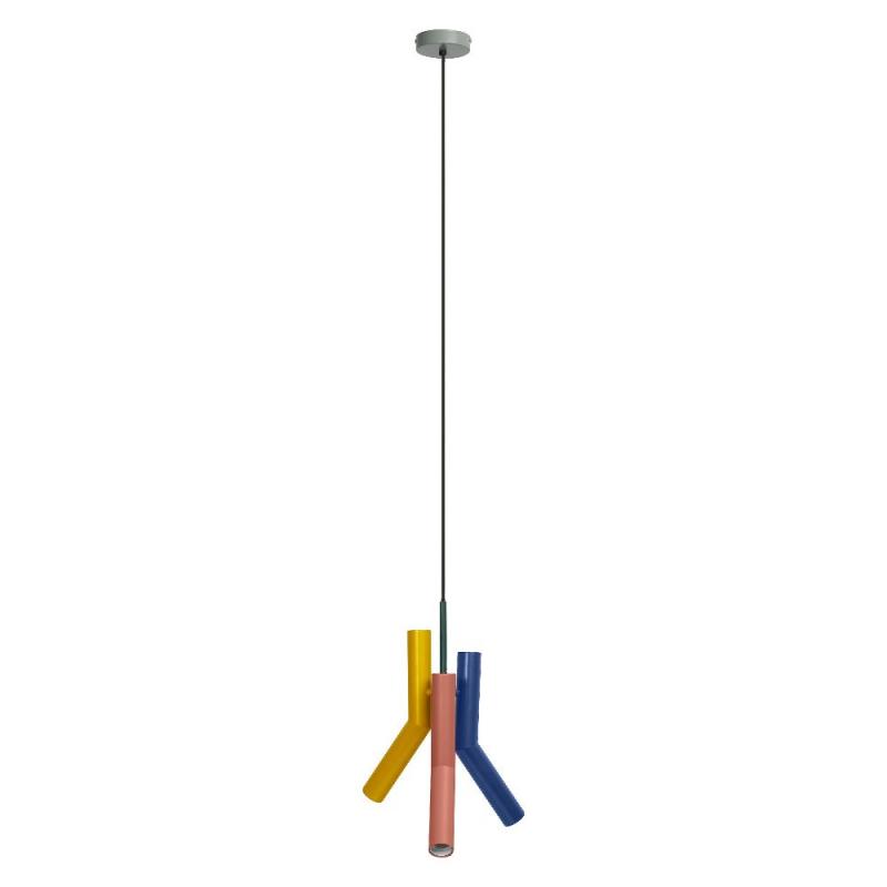 OSRAM Pendelleuchte Decor Straw in Multicolor aus Metall mit E27 Fassungen
