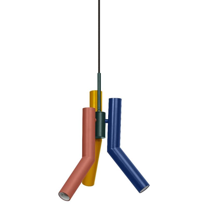 OSRAM Pendelleuchte Decor Straw in Multicolor aus Metall mit E27 Fassungen