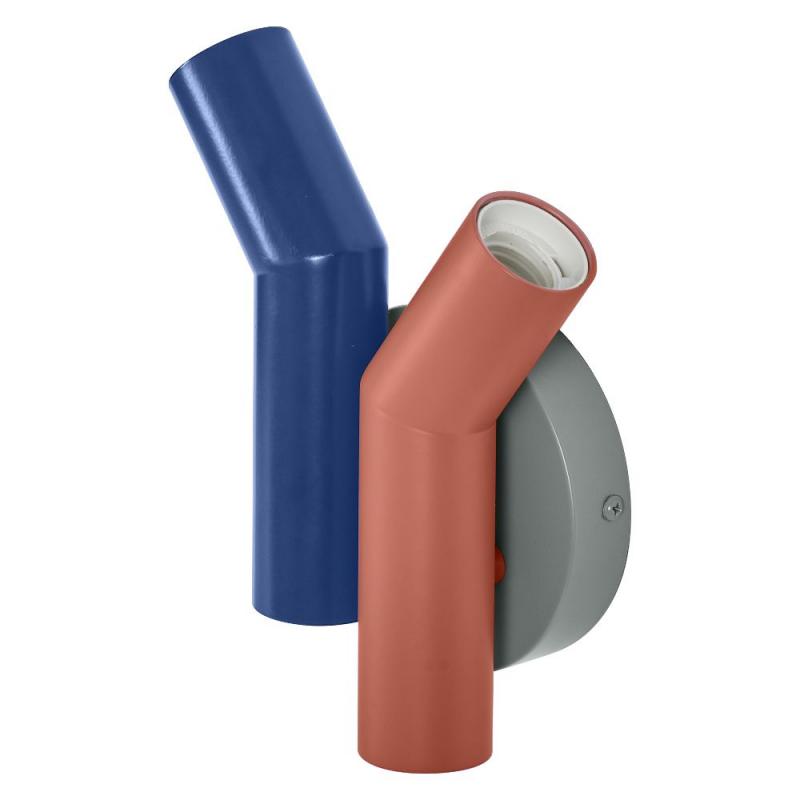 OSRAM 2-flammige Wandleuchte Decor Straw in Multicolor aus Metall mit E27 Fassungen