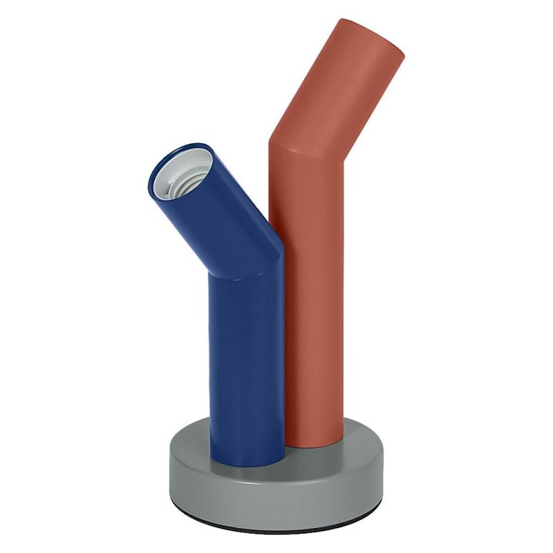 OSRAM 2-flammige Tischleuchte Decor Straw in Multicolor aus Metall mit E27 Fassungen