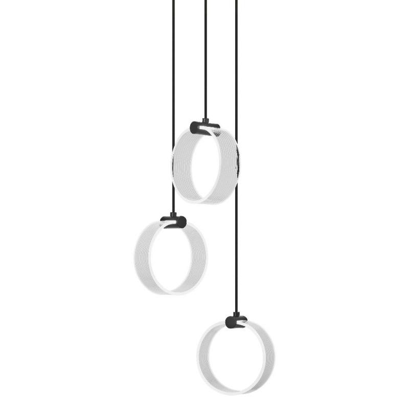 OSRAM Pendelleuchte Decor Circle 3-flammig in Schwarz rund 20W - CLICKCCT - Sehr vielseitig durch eine wählbare Lichtfarbe