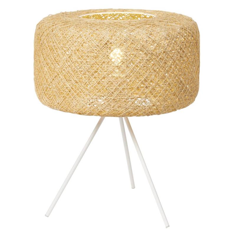 OSRAM Tischlampe Decor Bale aus Papier mit E27 Fassung beige