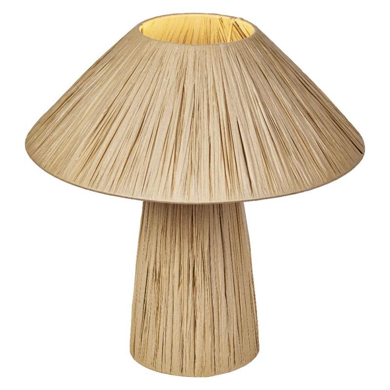 OSRAM Tischleuchte Decor Bamboo Paper Hut aus nachhaltigem Bambuspapier mit E27 Fassung Ø 40 cm