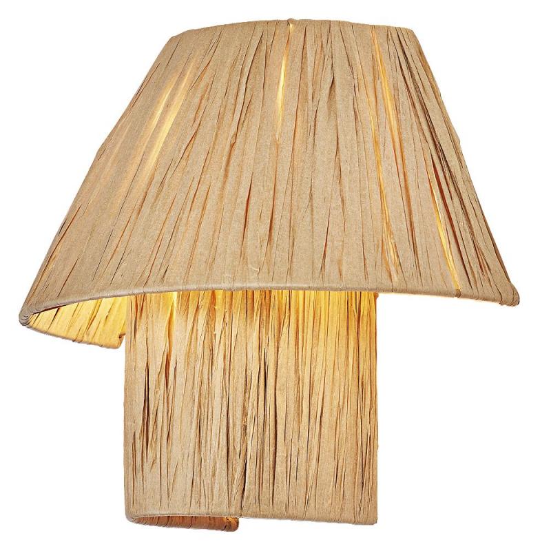 OSRAM Wandleuchte Decor Bamboo Paper Hut aus nachhaltigem Bambuspapier mit E27 Fassung