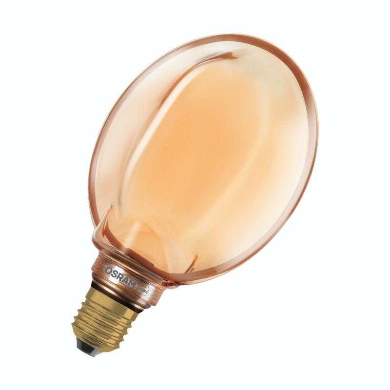 OSRAM LED Vintage 1906 Globe 100 Filament O Lamp dimmbar 4W wie 22W extra warmweißes gemütliches Licht