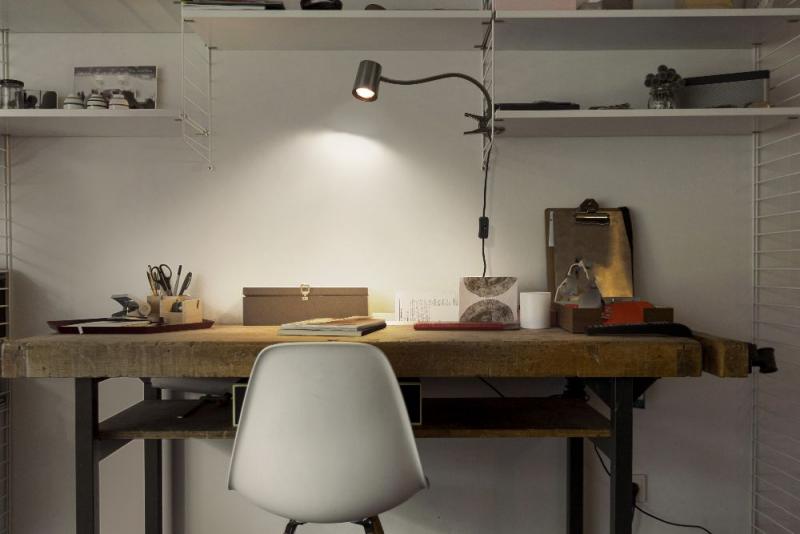 OSRAM Tischleuchte Office Line Desk Trapezium Clip GU10 schwarz