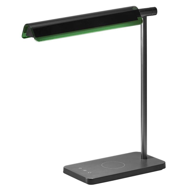 OSRAM Office Line Desk Roof Inductive Charging Schreibtischlampe 19W CCT Dimmbar Schwarz